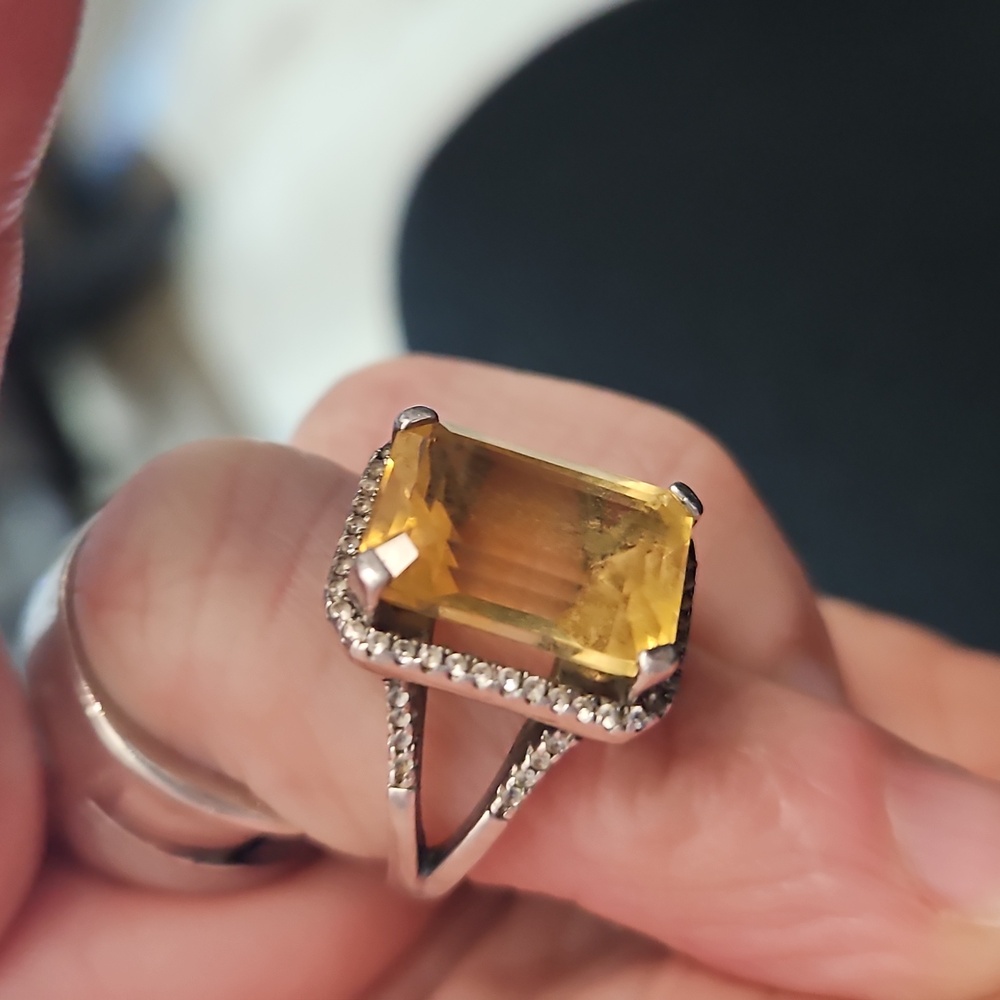 CITRINE&GEMSTONE Ring Stack - Picture 5 of 9
